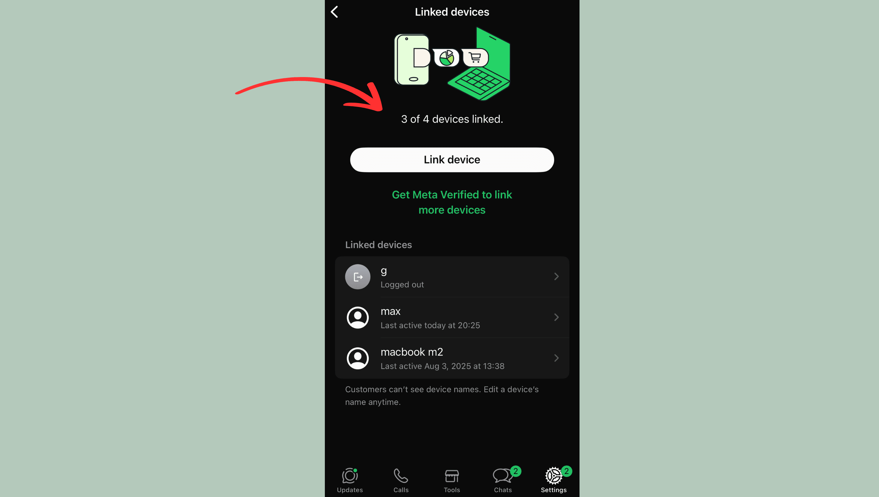 Ouvrir WhatsApp Web sur plusieurs appareils